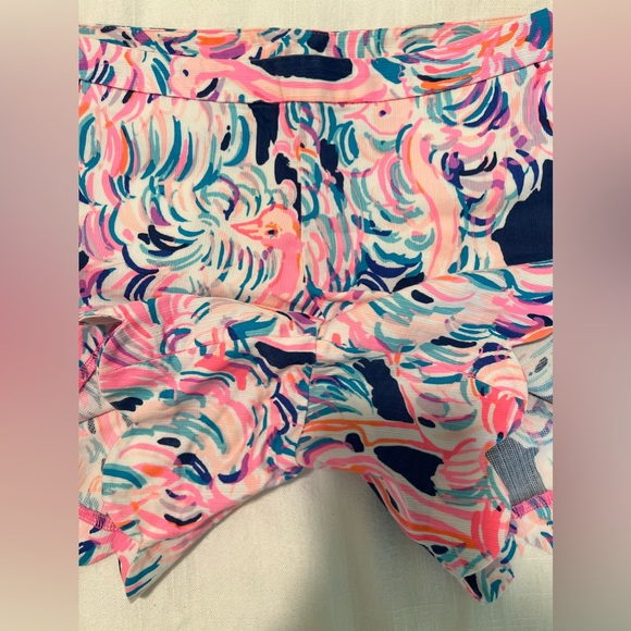 Lilly Pulitzer Magnolia Shorts Pelican Pink Head In The Sand - Picture 3 of 8